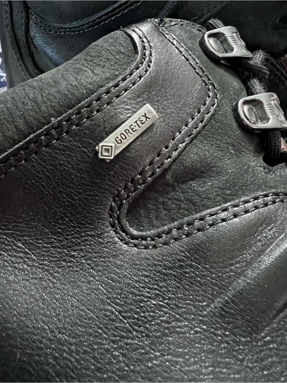 Clarks GORE-TEX Men’s 11 Black Leather Waterproof Hiking Walking Boots 26078910